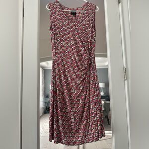 NIC + ZOE Sleeveless Geometric Print Dress